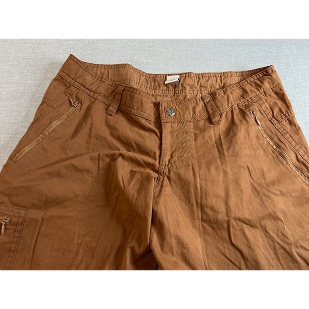 Prana Women's Brown Corduroy Cargo Pants Size‎ Small Outdoor Adventure Hiking - Picture 5 of 12